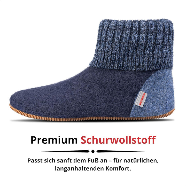 GIESSWEIN Unisex Wildpoldsried Hohe Hausschuhe 32 EU Ocean 588, 32 EU Ocean 588