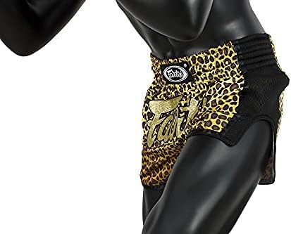 Fairtex Herren Boxen Shorts Training Kampfsport XXL Leopard Skin, XXL Leopard Skin