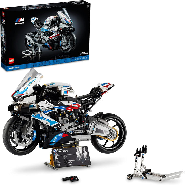 LEGO 42130 Technic BMW M 1000 RR Motorrad-Modell & 10311 Icons Orchidee Bundle mit Orchidee Set, Bun