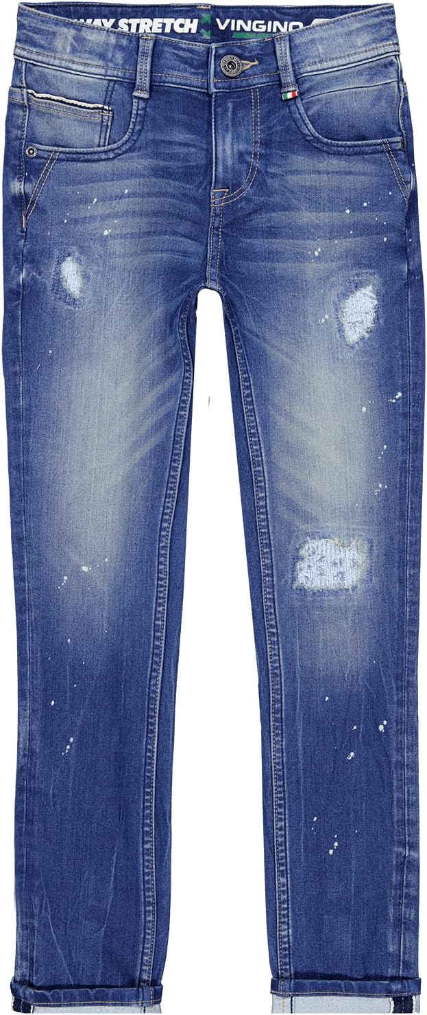 Vingino Jungen Alfons Jeans 104 Slim Blue Vintage, 104 Slim Blue Vintage