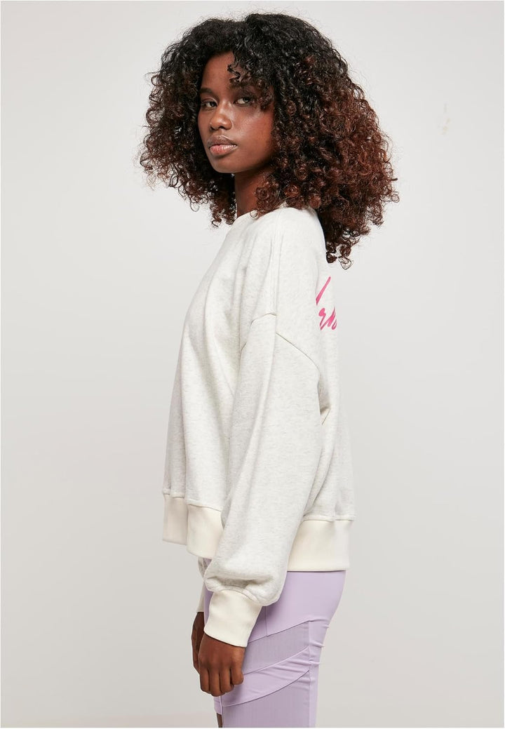 Urban Classics Damen Sweatshirt, Lightgrey
