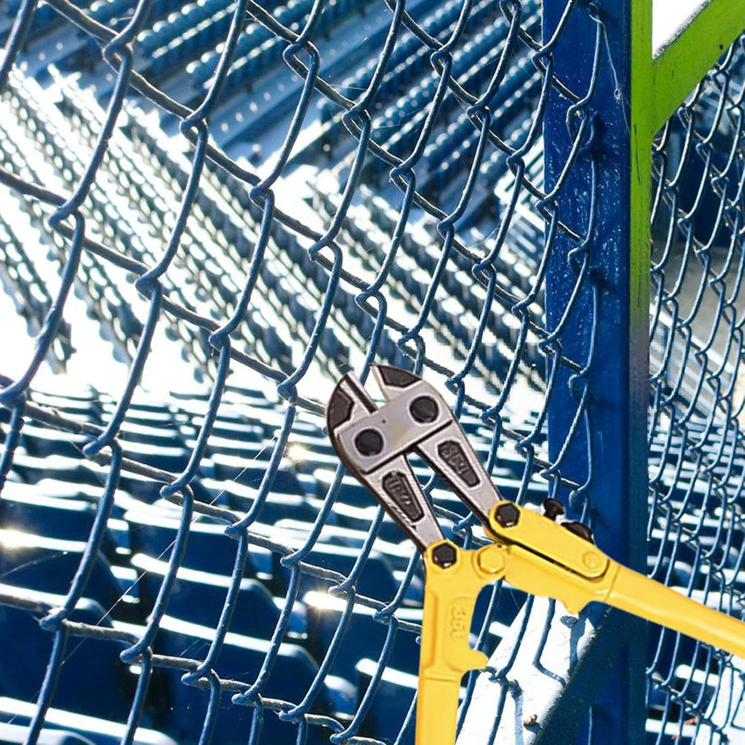 PRITOK 350mm Robuste Bolzenschneider: Drahtschneider aus Kohlenstoffstahl mit Kunststoff-Griff, Schn