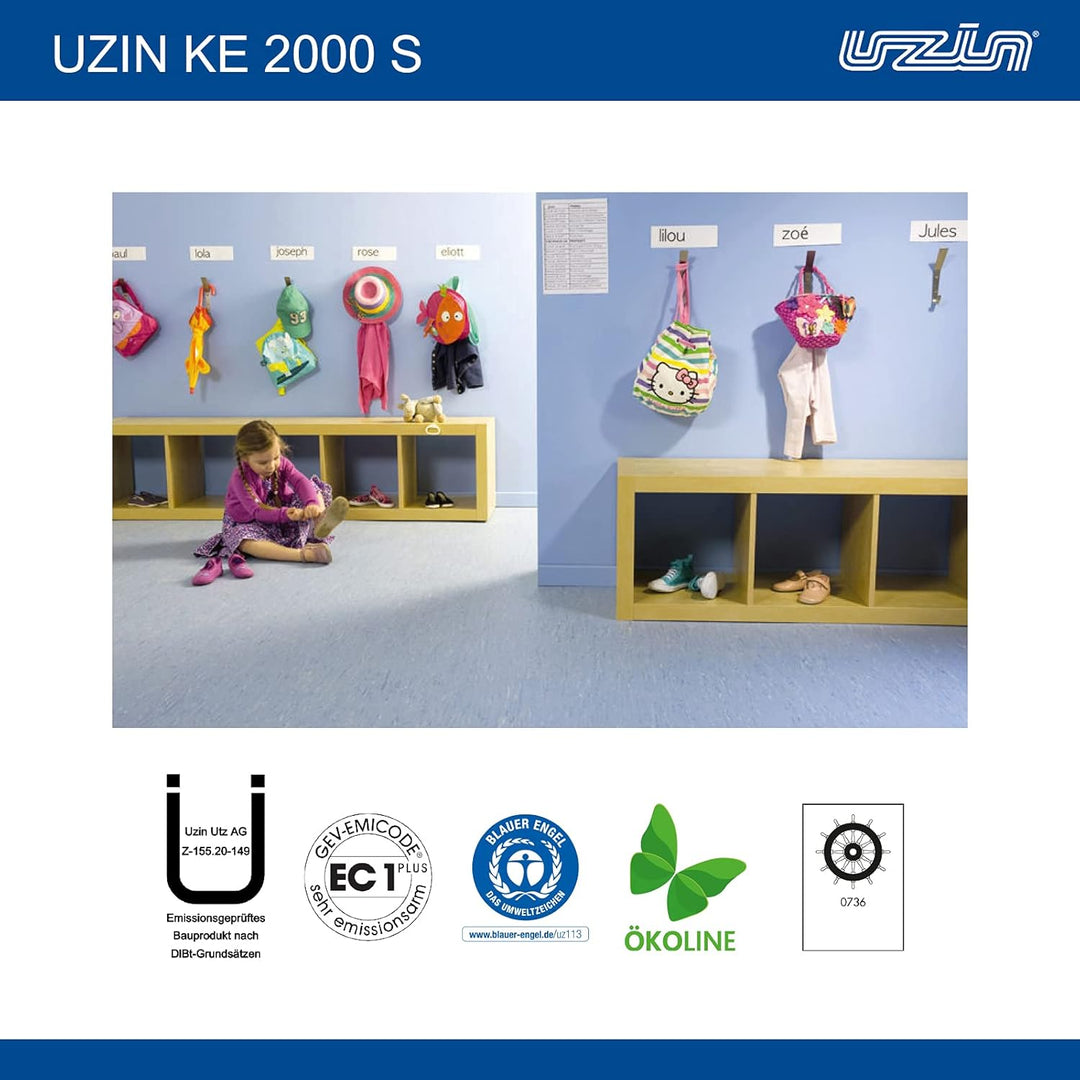 UZIN KE 2000 S Universal-Nass- und Haftklebstoff KLEBER für Vinyl- PVC Kraftvoll Universalklebstoff