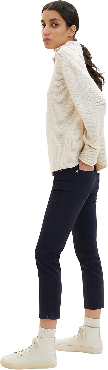 TOM TAILOR Damen Alexa Slim Jeans 28W / 26L 10668 - Sky Captain Blue, 28W / 26L 10668 - Sky Captain