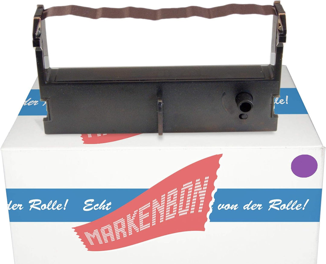 Farbbandkassette passend für Schultes FD 3 [violett] markenbon ERC39P / IR 31 RB (1 Karton mit 5 Stü