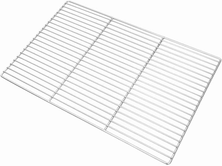 vidaXL Grillrost Silber 60 x 40 cm Edelstahl, Garten und Terrasse, Rechteckiges Edelstahl-Rost, mode