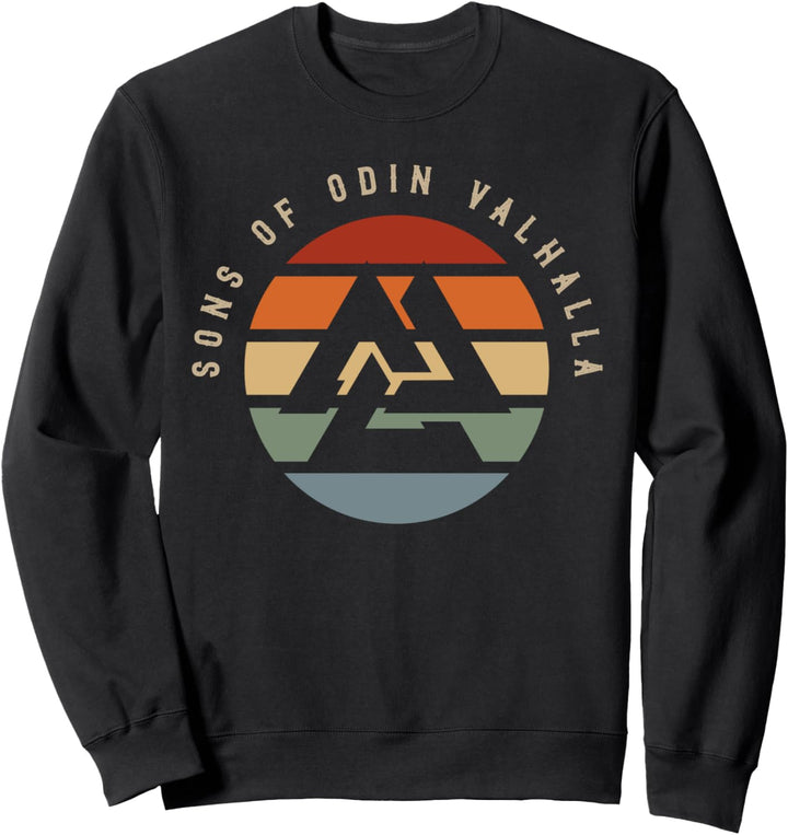 Wikinge Sons of Odin Wotansknoten Nordische Mythologie Sweatshirt