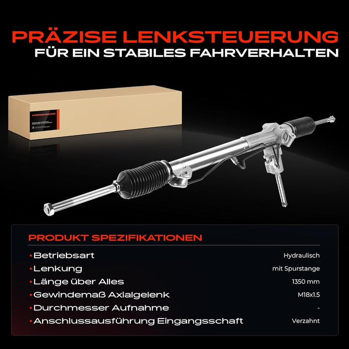 Frankberg Lenkgetriebe Servolenkgetriebe Hydraulisch für Linkslenker Kompatibel mit Mondeo IV BA7 1.
