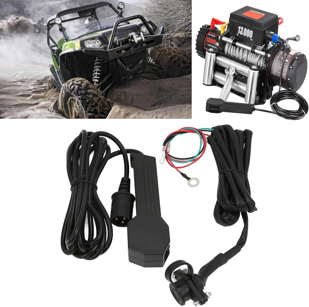 Kabelgebundene Fernbedienung für Winden, 12-V-Handfernbedienung für Winden mit 2,9 M Kabel für ATV U