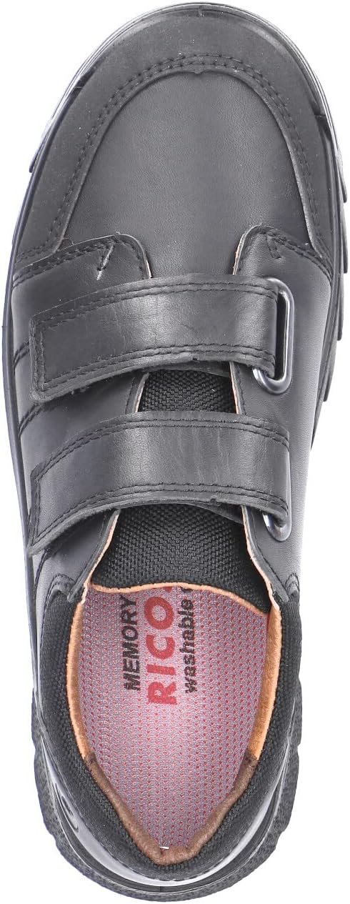 RICOSTA Jungen Stiefel JOHNO, Kinder Halbschuhe, Weite: Weit, lose Einlage 28 EU Weit Schwarz 090, 2