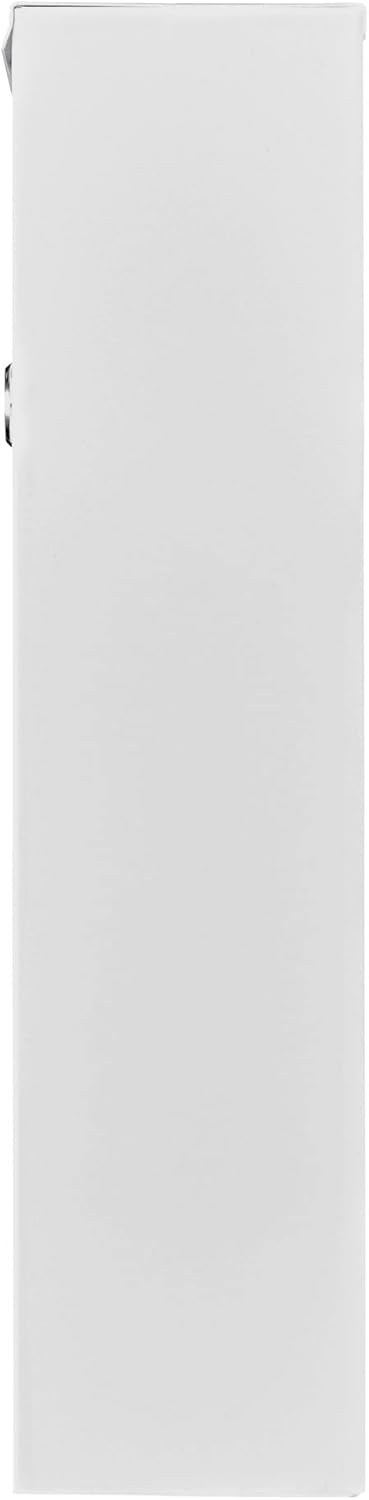 Burg Wächter Anlagenbriefkasten, A5 Einwurf-Format, Verzinkter Stahl, Wismar 771 W, Weiss Weiss (Ähn