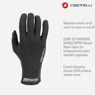 CASTELLI Damen Perfetto Ros W Glove Cycling M Schwarz, M Schwarz