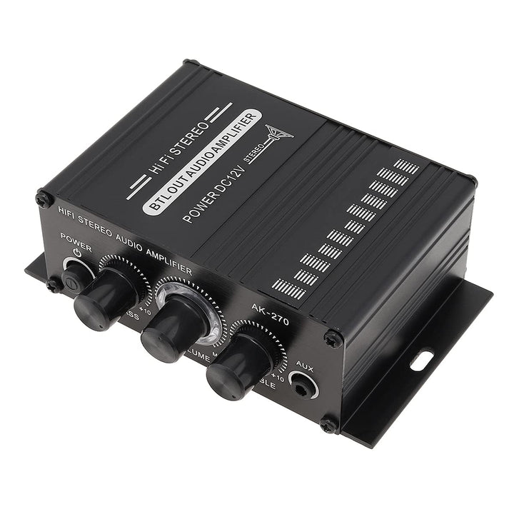 Leistungsverstärker Audio Karaoke Heimkino-Verstärker 2-Kanal Klasse D Verstärker USB/SD AUX Eingang