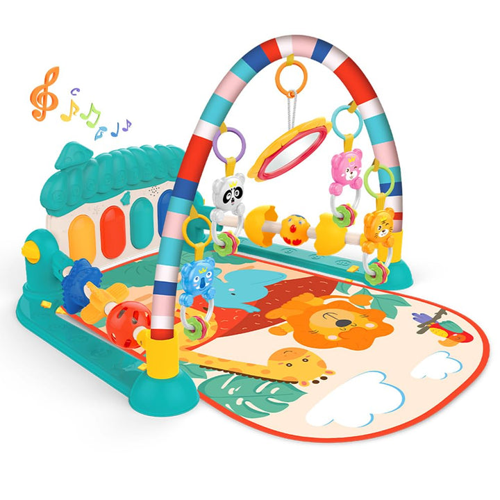 Eners Baby Gym Spielmatte Musikalische Aktivitätsmatte Piano Baby Play Gym Bauchzeit Gepolsterte Mat