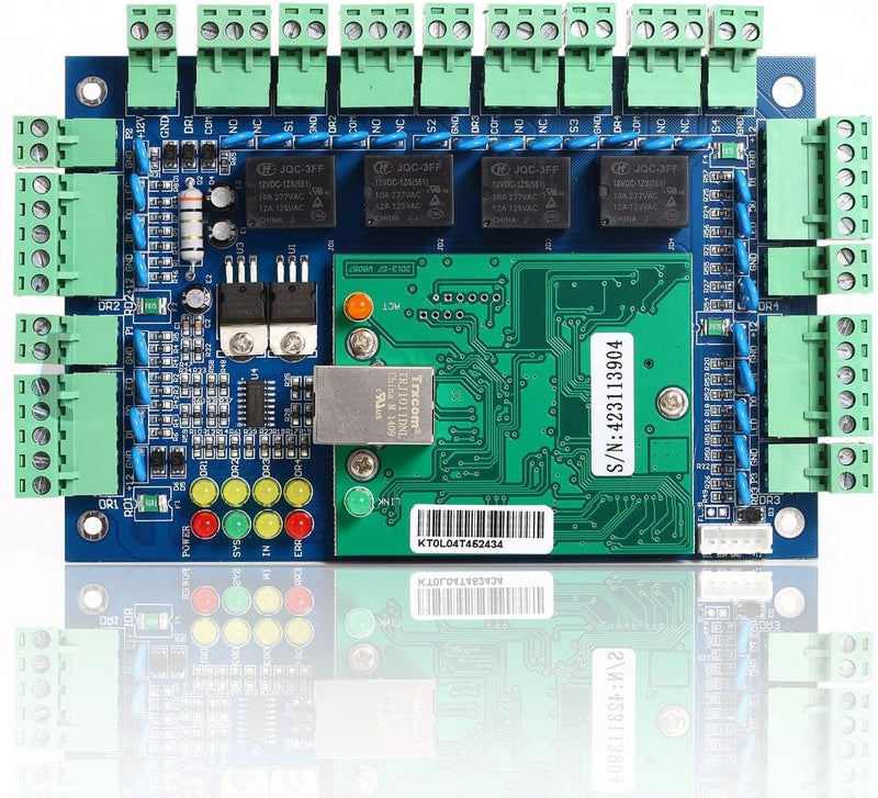 UHPPOTE 4 Türen 4 Readers Professional TCP/IP Network Access Control Controller Board 4, Tür, 4, Tür