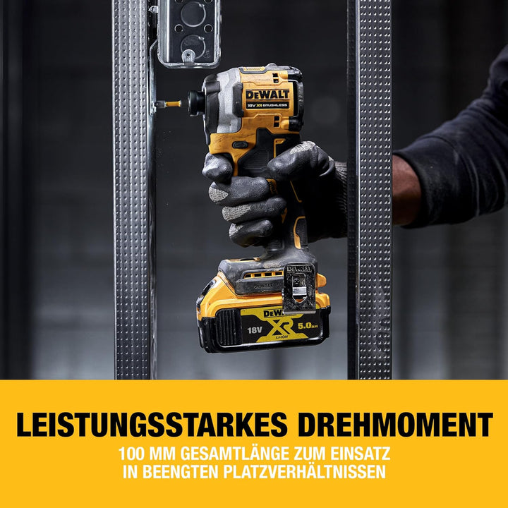 Dewalt 18V XR Akku-Schlagschrauber DCF850N (¼“ Zoll Innensechskant-Aufnahme mit Selbstverriegelung,