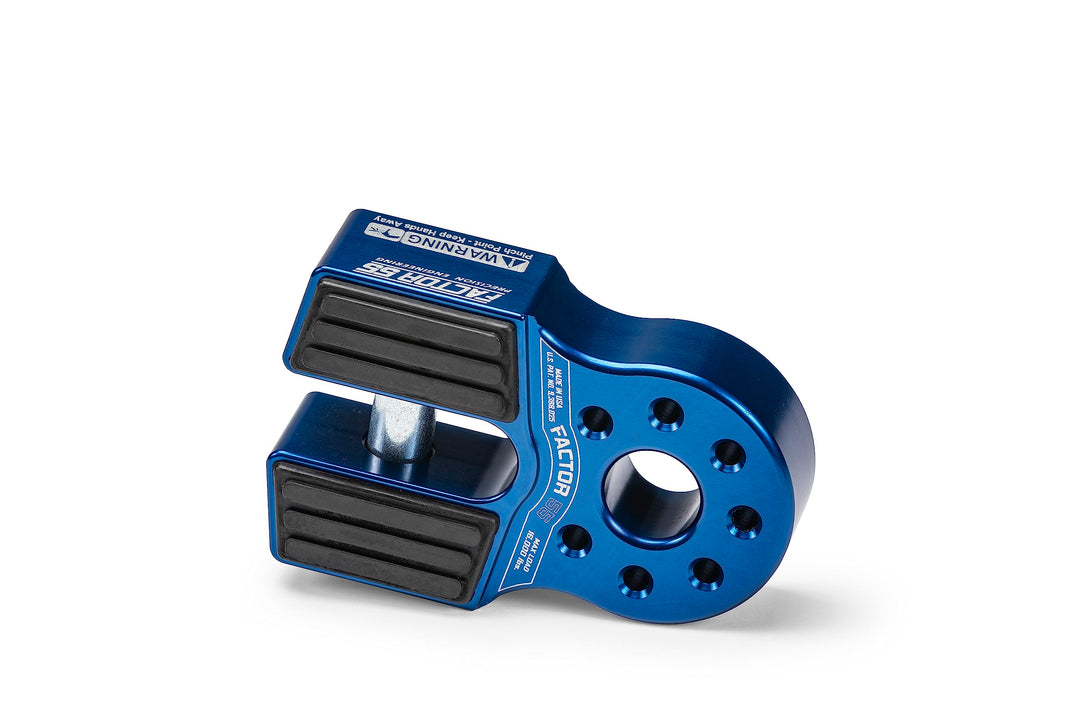 Factor 55 Flatlink 00050-02 Seilwinde Schäkelhalterung, Blau, Standard