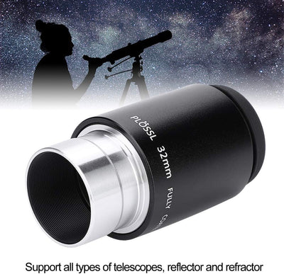 Entatial Teleskop Okular Plossl Okular Astronomie Teleskop Linse Okular Plossl 32mm mit 1,25"Filterg