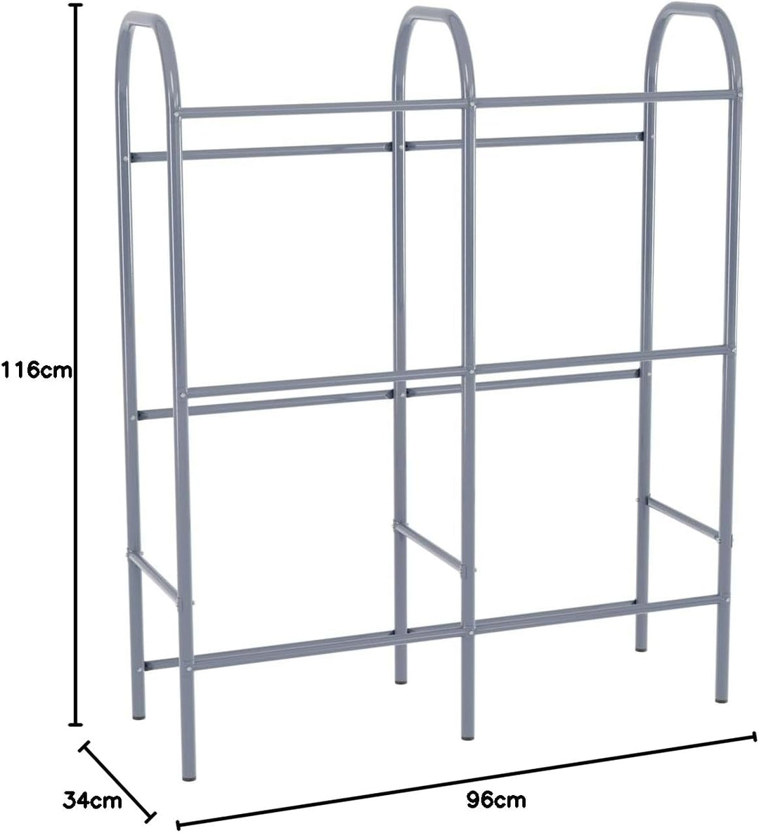 TroniTechnik® Getränkekistenregal 6 Kisten Getränkeregal Kistenregal 6 Kästen Bierkastenständer Getr