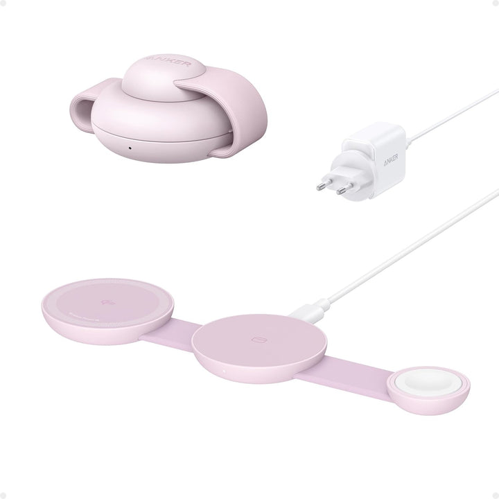 Anker MagGo 3in1 Wireless Folding Charger B25M8, Pink