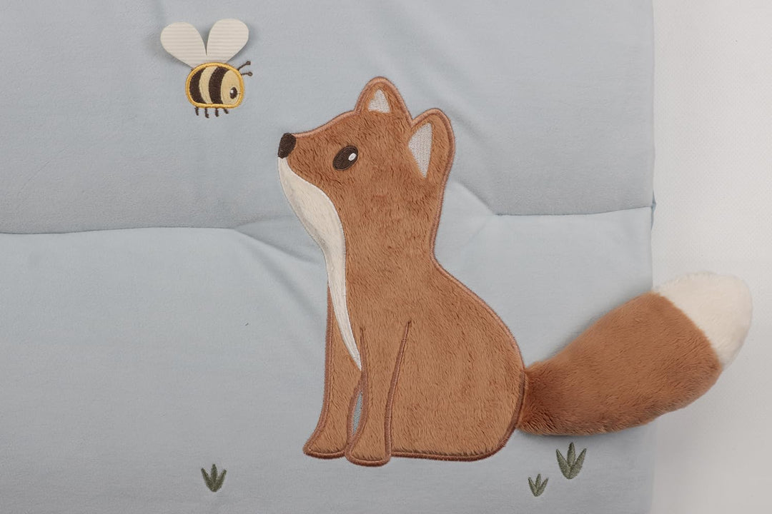 Little Dutch Krabbeldecke Spieldecke Activity Matte Baby (80x100 cm) blau - Forest Friends