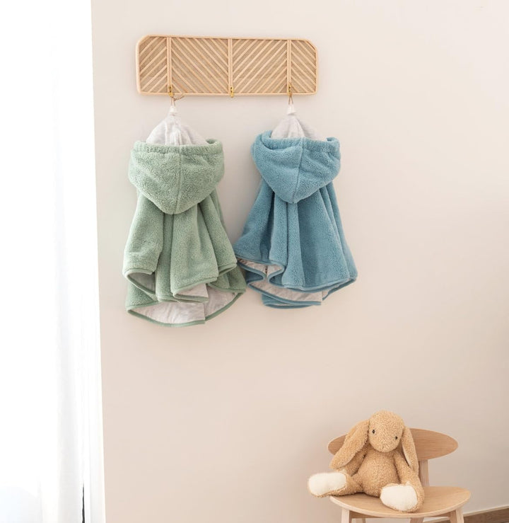 BEMINI Reiseponcho Softy + jersey Sauge 9-36m Sauge, 9-36m Sauge