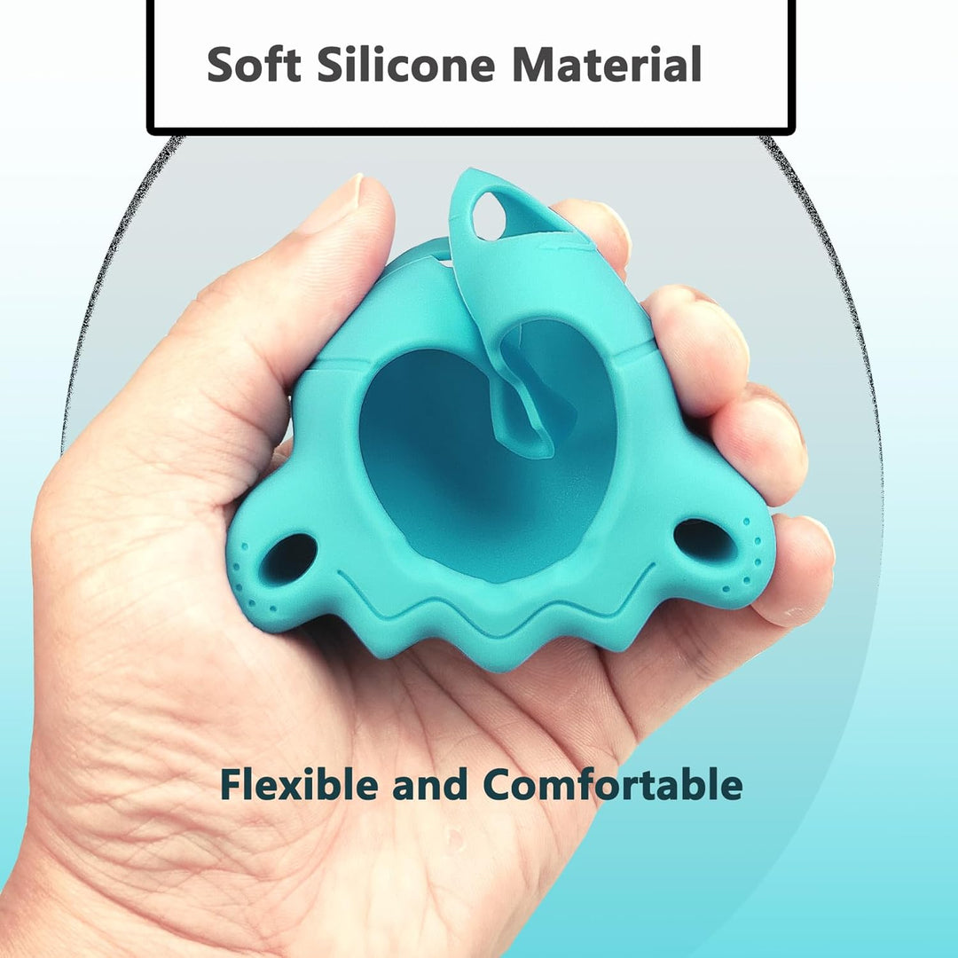 BCWGION Silikonhülle kompatibel mit Tamagotchi Paradise, mit TPU Softscreen Schutzfolie und Fingerba