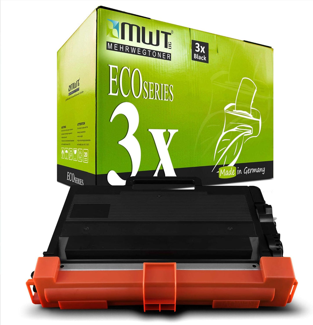 3X Kraft Office Supplies Toner kompatibel für Brother HL-L 6250 6300 6400 DWT DW DWTT DN ersetzt TN3
