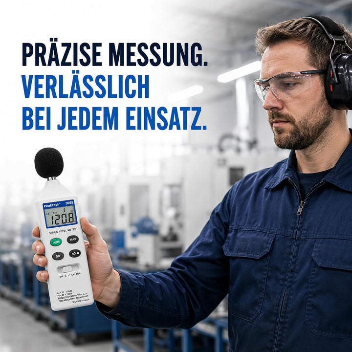 PeakTech Digital-Schallpegelmesser, 3 1/2-stellig