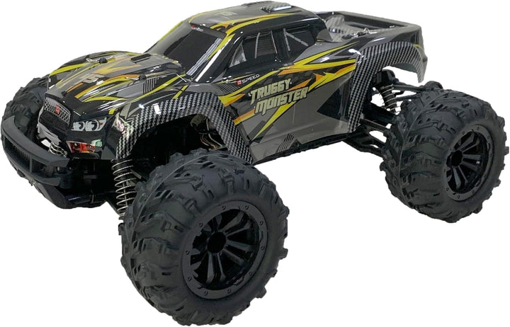 4Speed - Truggy Monster 1:16 – Ferngesteuerter Truggy bis 30 km/h – Überschlagssichere Räder – Vorde