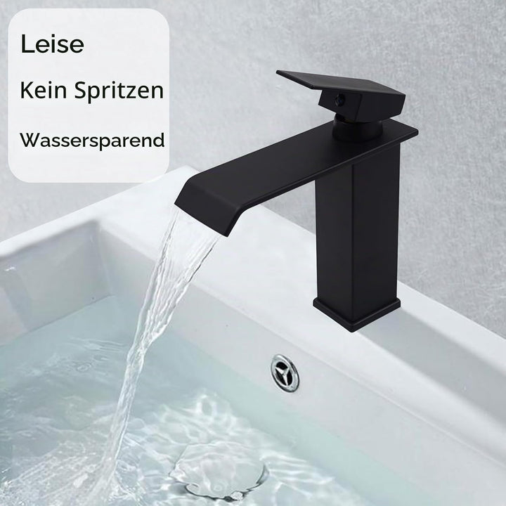 Wasserhahn Bad Waschtischarmaturen Wasserfall Wasserhahn Einhandbedienung Heiss &amp; Kalt Dual Control
