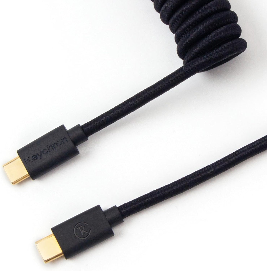 Key Custom Coiled Cable Black Cab-B