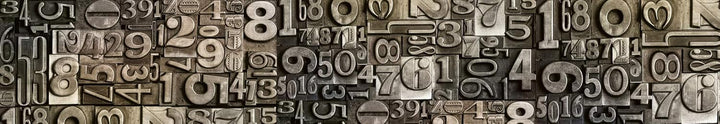 DIMEX Küchenrückwand Folie selbstklebend Schriftart | Klebefolie - Dekofolie - Spritzschutz für Küch