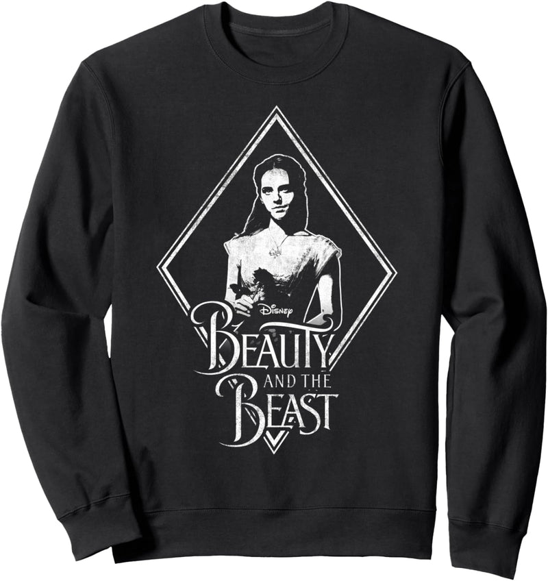 Disney Beauty And The Beast Belle Diamond Portrait Logo Sweatshirt