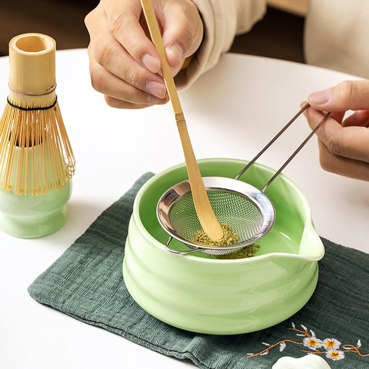 5 Stück Matcha Set, Matcha Whisk Set, Matcha Tea Set, Stylisches Matchas Set Mit Matcha Besen, Match