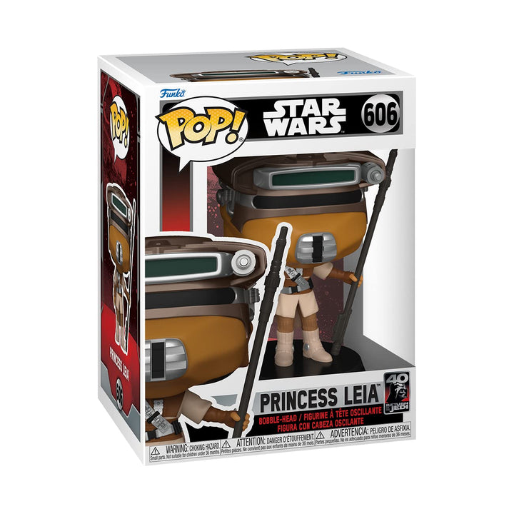 Funko Pop! Star Wars: RotJ 40th - Leia - (Boushh) - Vinyl-Sammelfigur - Geschenkidee - Offizielle Ha