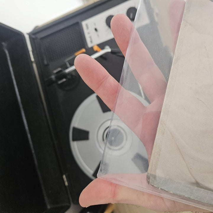 Nonsolo-computer Packung mit 100 Stück Vinyl-Schallplattenhüllen 7 Zoll (45 Umdrehungen), transparen