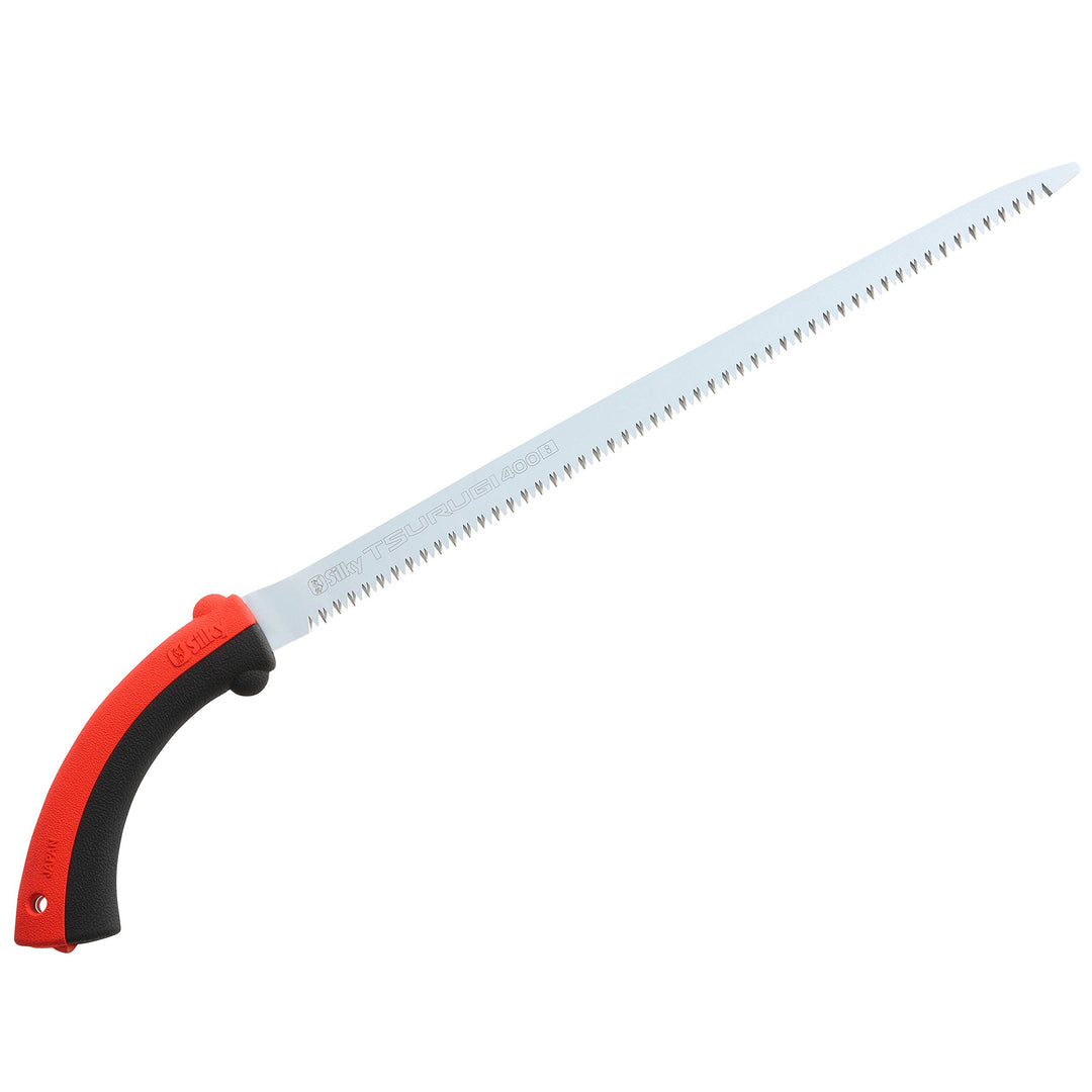 Silky gerade Säge Tsurugi 400mm grob – spitz zulaufende Hochleistungsklinge, nur 1,7mm dick, 400mm g