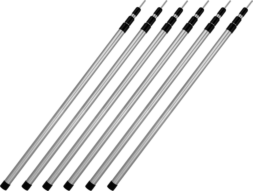 normani Aufstellstangen Set Teleskopstangen 4, 5 oder 6 Stück Zeltstange aus 6061 Aluminium - Stufen