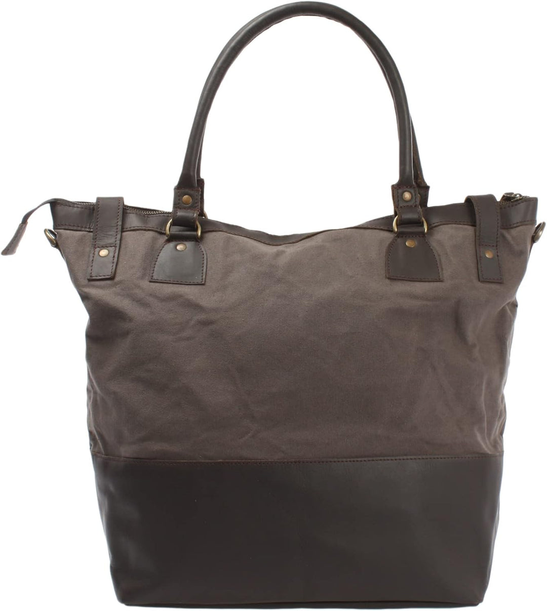 LECONI XL Shopper für Damen kleiner Weekender Beuteltasche grosse Frauen Schultertasche Wickeltasche