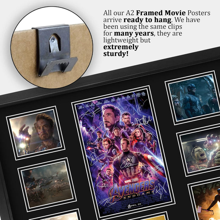 HWC Trading Avengers Endgame Robert Downey Jr Geschenke Geducktes Signiertes Autogramm Präsentations