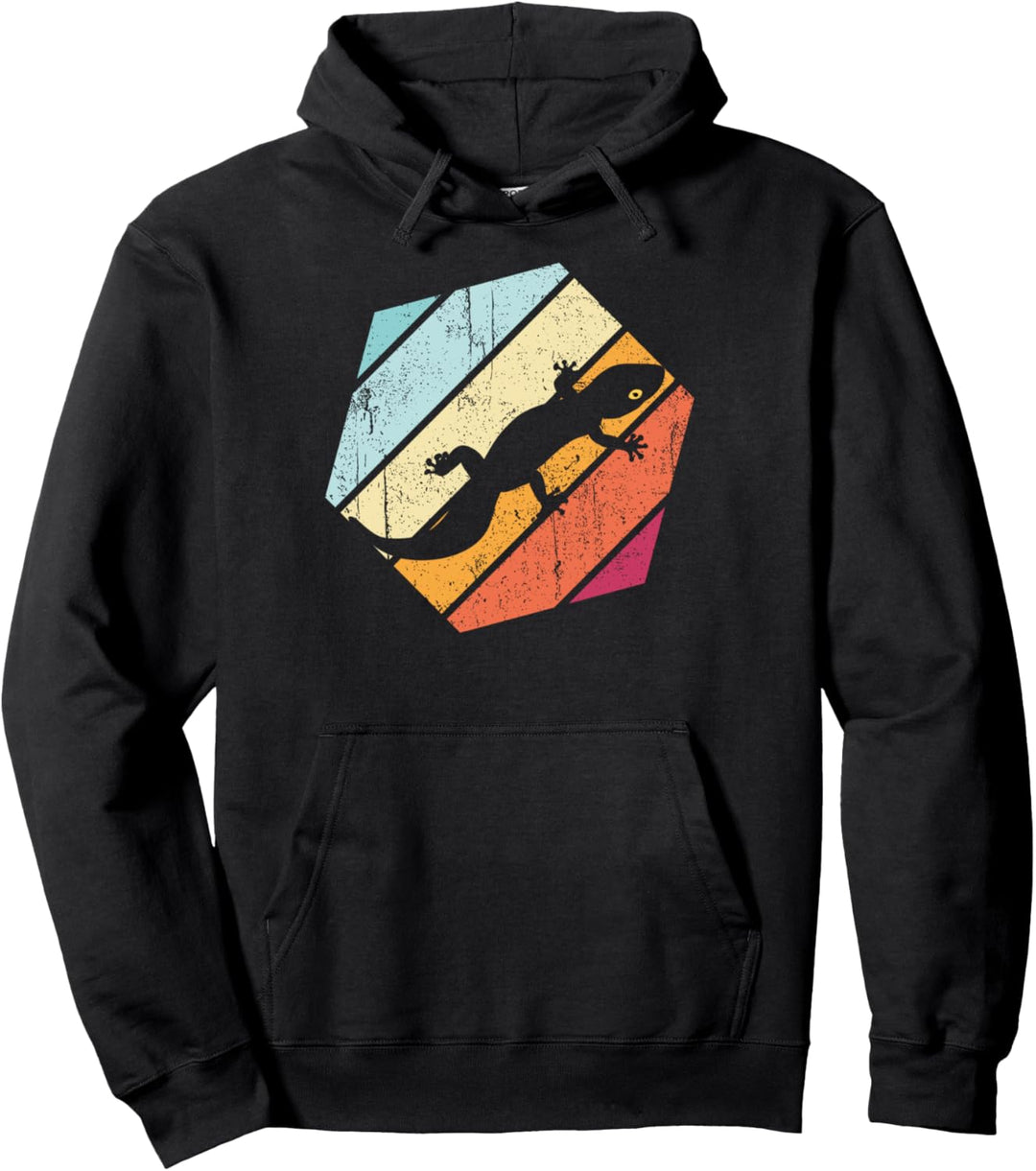 Eidechse Gecko Lover Wildlife Tier Reptil Gecko Pullover Hoodie