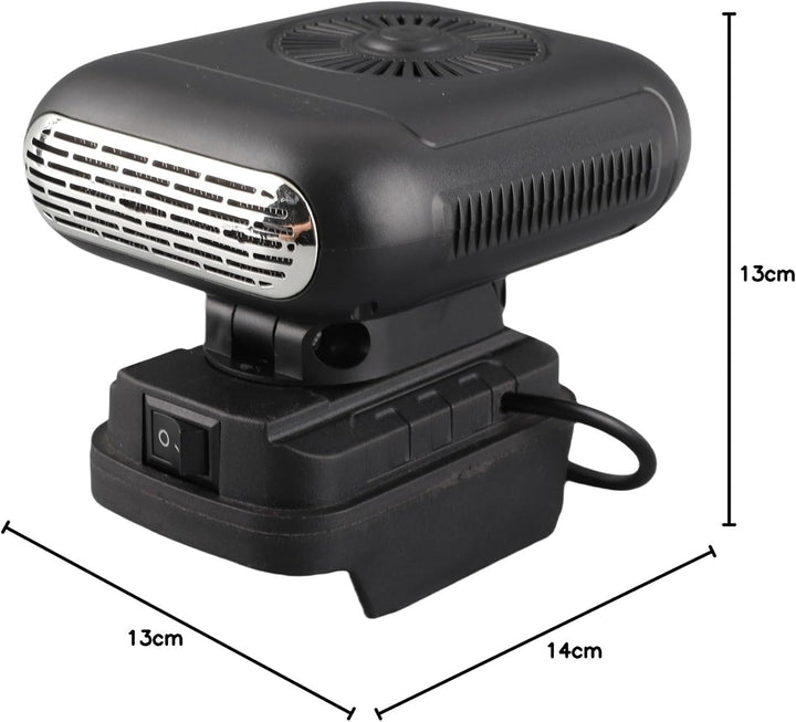 Fafeicy Batteriebetriebener Heizung, Ohne Batterie, Batterieheizung 90 Grad Flip 2 Temperaturen 2XUS