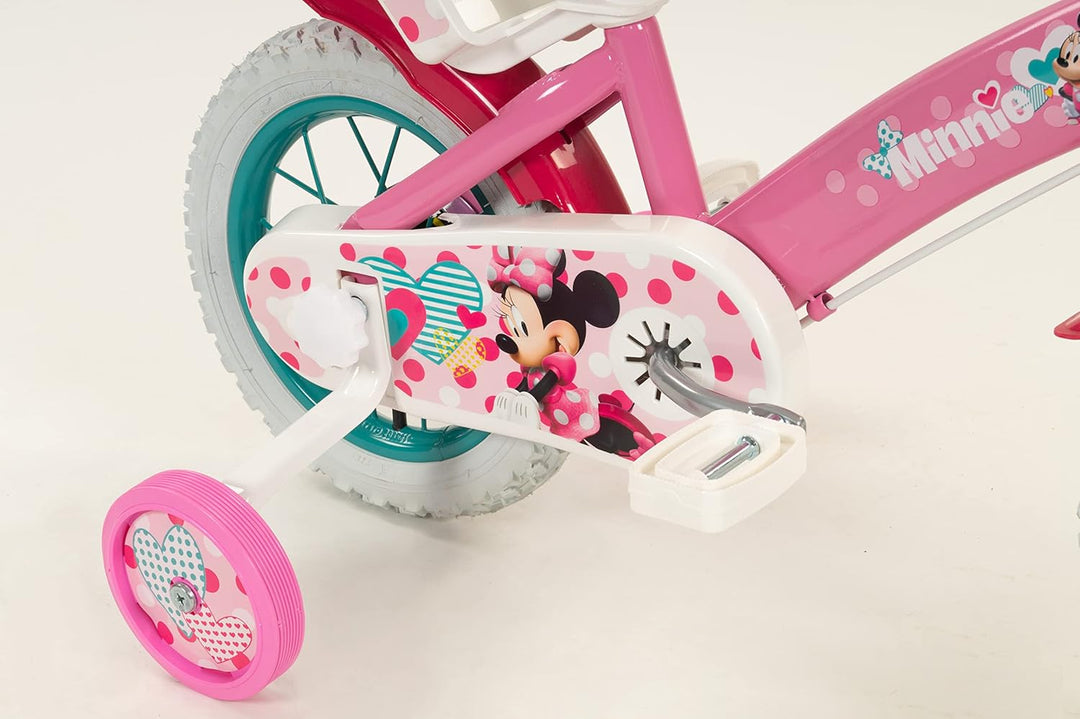 TOIMSA Jungen Fahrrad 30,5 cm (12 Zoll) Minnie Huffy (3/5 Jahre), bunt, Klein