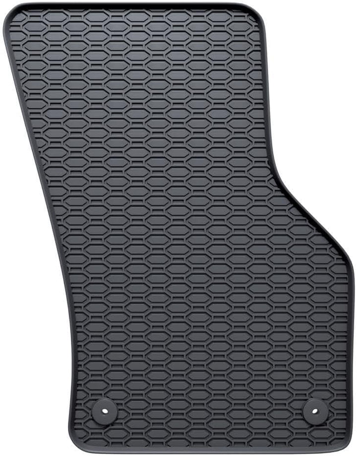 Mossa - Gummifussmatten Auto kompatibel mit Audi A3 Limousine, Sportback (2012-2020) schwarz Gummima