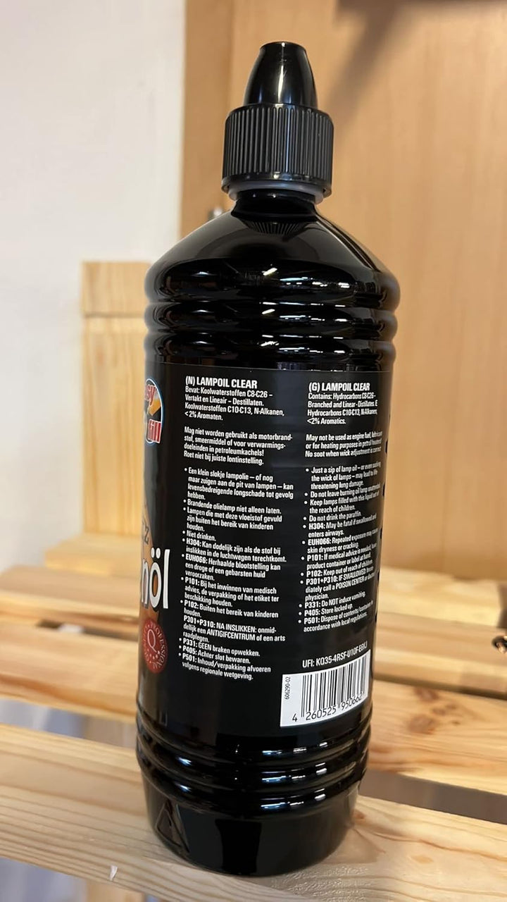 4 Liter Moritz Lampenöl für Öllampen Bambusfackeln Gartenfackel und Wandfackeln, 4 Liter