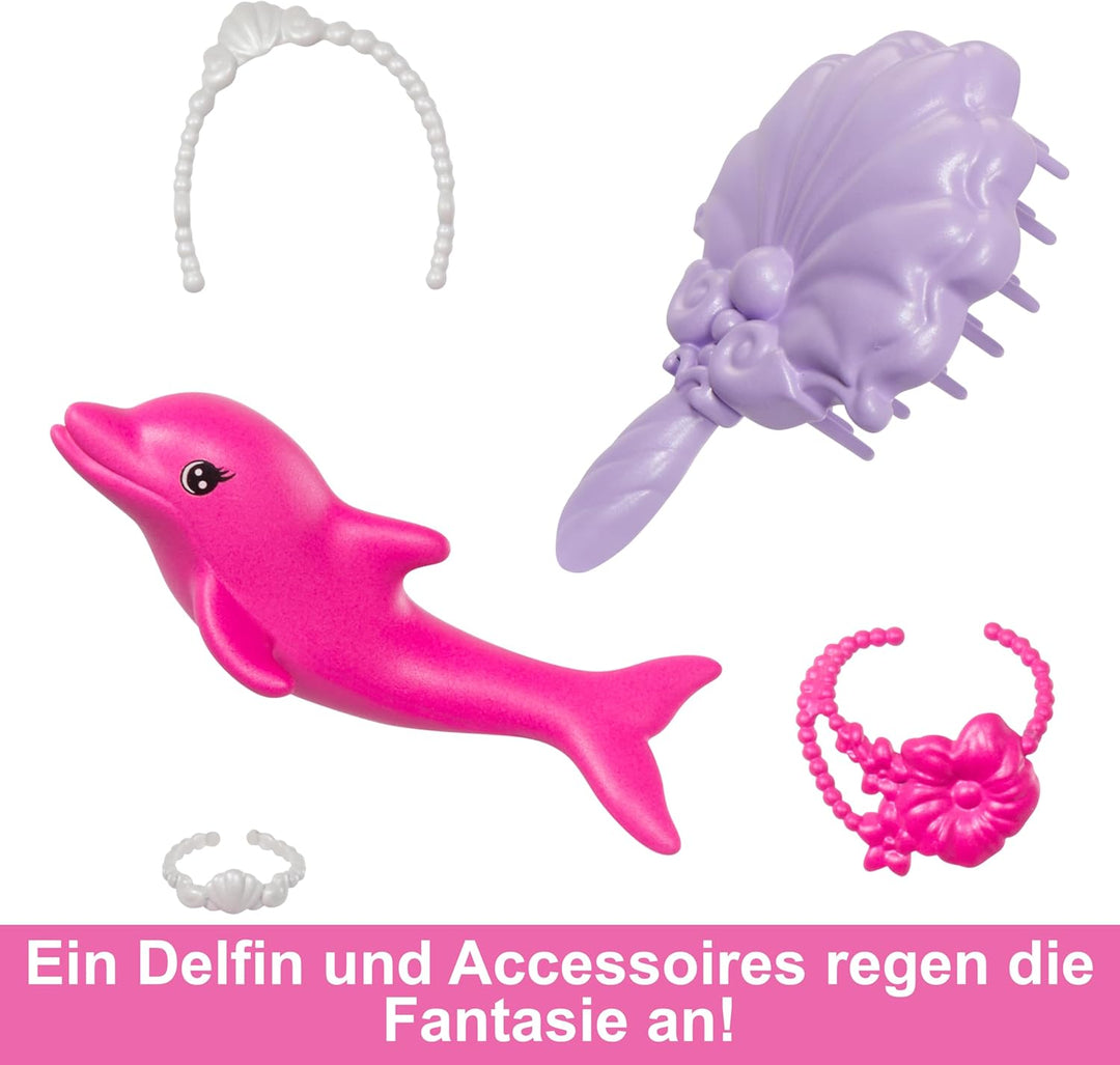 BARBIE Meerjungfrau-Puppe - Inspiriert von der Fernsehserie "Barbie Ein verborgener Zauber", mit Far