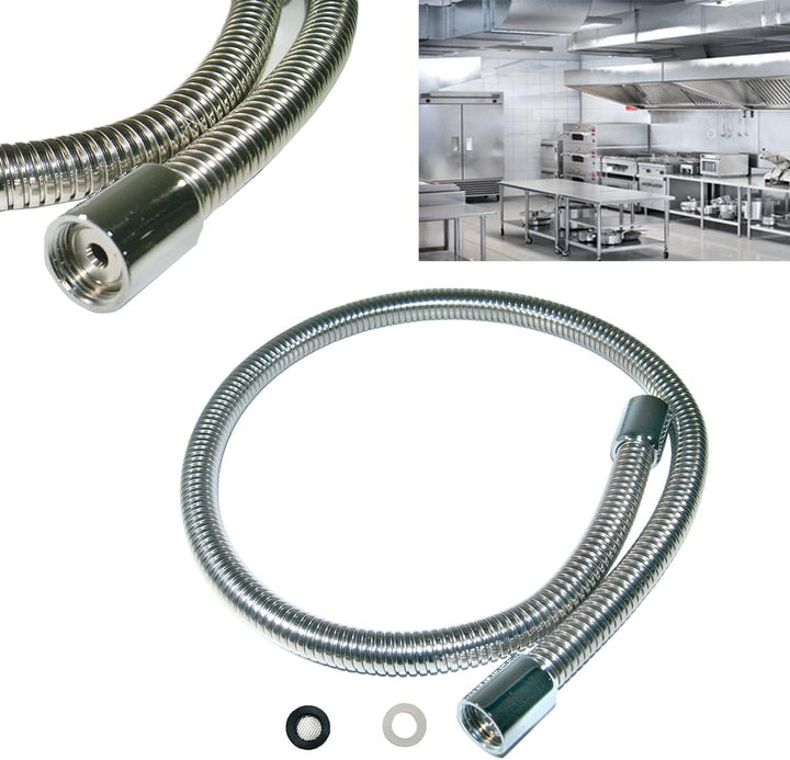 Einhebelmischer industrielle Armatur ausziehbar blau für Küchenspüle Gastronomie und Industrie + Fle