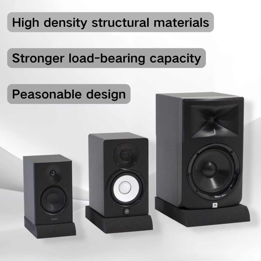 2PCS 20x28x4.2 cm Speaker Sound Insulation Mat Soundproofing Mat Acoustic Foam Board Sponge Sound Ab