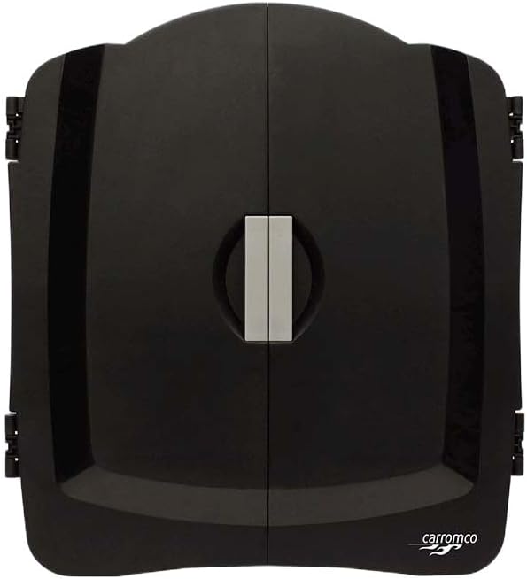 Carromco 93051 Elektronische Dartscheibe Panthera-301 – Dartkabinett mit Plastiktüren für 44204 Spie